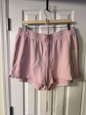 adidas Light Pink Women's Athletic Drawstring Shorts